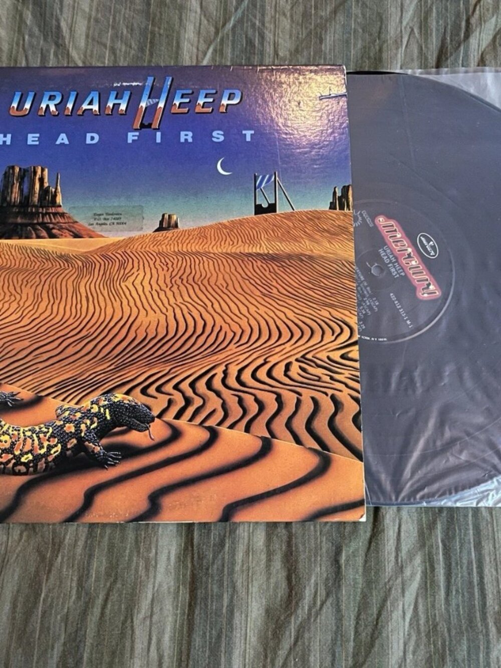 Uriah Heep Head First 1983 Mercury Records Masterdisk Vinyl LP Hard Rock